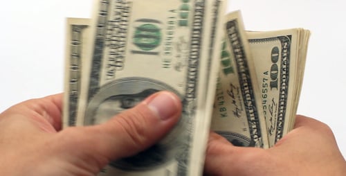 Dollarscheine zählen