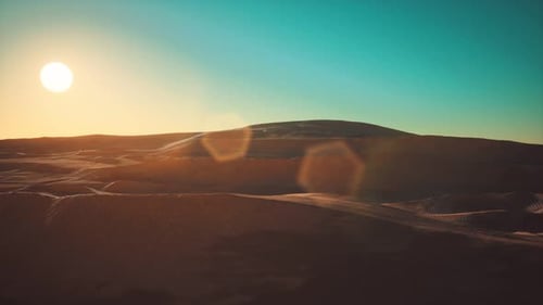 Wunderschöne Sanddünen in der Sahara