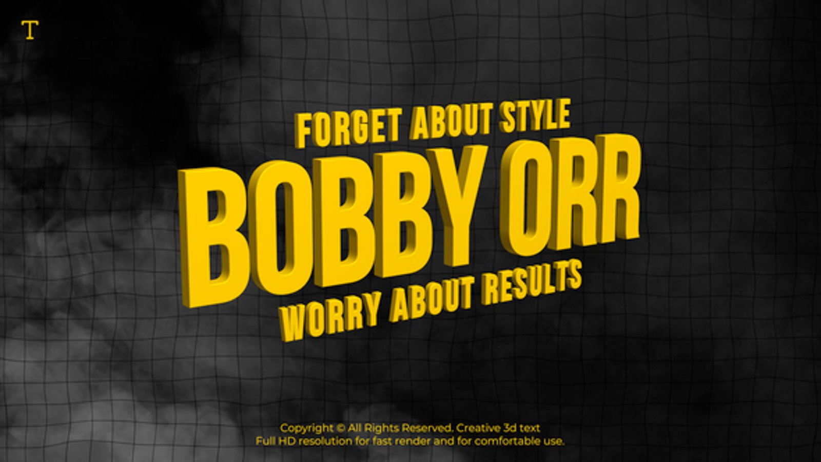 Dynamic Bold 3D Text Motion Graphics Template, Titles ft. 3d gold text ...
