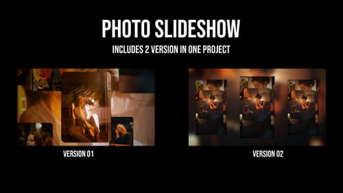 Dynamic Photo Slideshow with Elegant Light Leaks