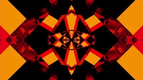 4k Nahtlose geometrische schwarze rote Vj Loop
