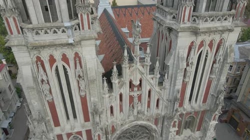 Stunning Saint Nicholas Church in Kyiv Gothic Architecture Catholic Church