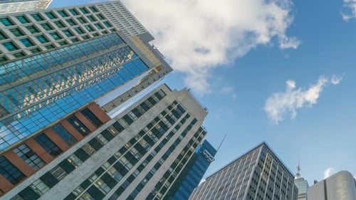 Corporate Buildings In City