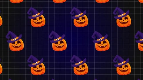 Pumpkin Halloween Background
