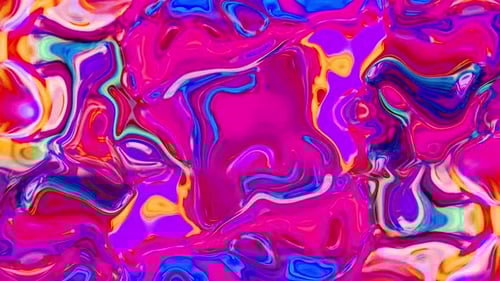 Vibrant Abstract Fluid Color Swirl Motion Background