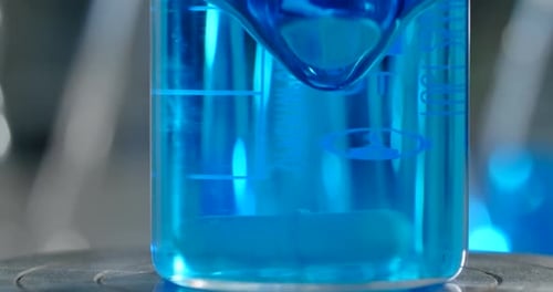 Inside the Chemical Laboratory Mixing Liquid Drugs By Laboratory Equipment Prores HQ