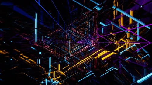 Vj Loop Animation The Pulse Of The Planet Tunnel 4K H.264