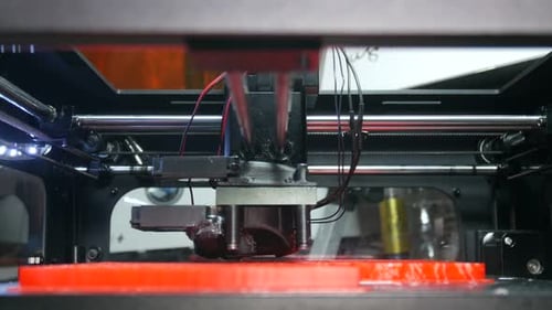 Modern 3d Printer Works