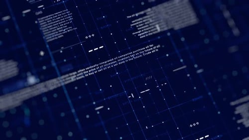 Digital Financial Data Analysis Network Background