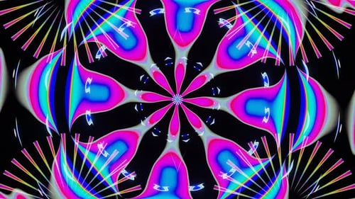 Abstract Bright Colorful Multicolored Pattern 02