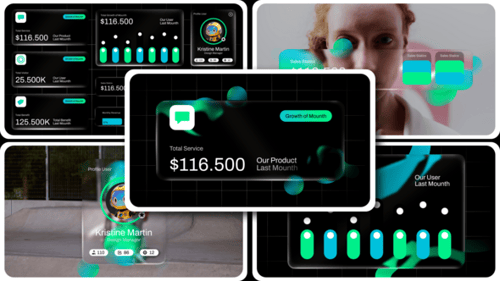 Liquid Glass Widgets After Effect