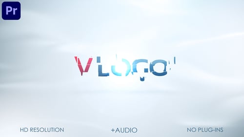 Dynamic Logo Reveal Opener with Light Streaks