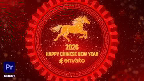 Chinese New Year Wishes 2026 MOGRT
