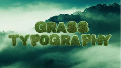 Grass Typography