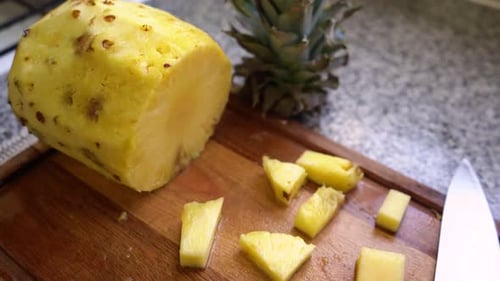 Prepared Pineapple Ready to Eat