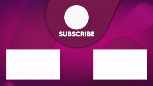 YouTube End Screen Template V2