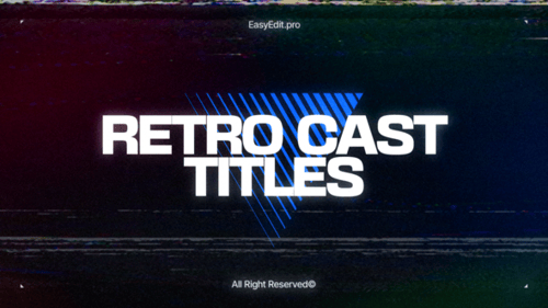 Títulos de reparto retro | DR