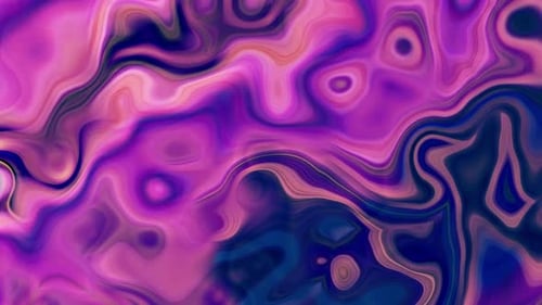 Psychedelic Abstract Fluid Swirl Background Loop