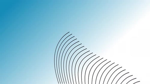 Fluid Abstract Wavy Lines Looping Background Animation