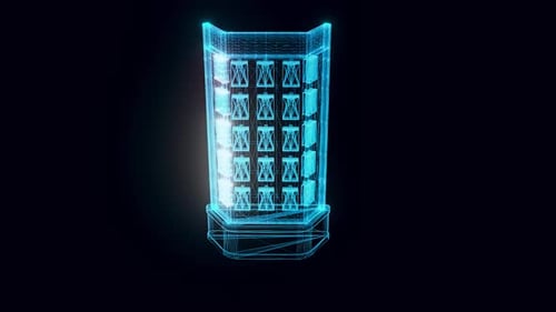 Market Stand Cards Hologram Rotating Hd