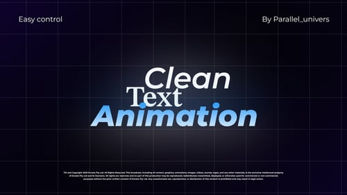 Modern Dynamic Text Animation Presets for After Effects