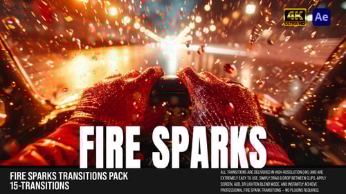 Fire Sparks Transitions Pack