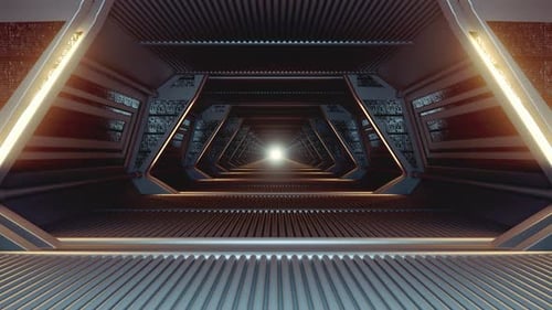 Science-Fiction-Korridor Loop