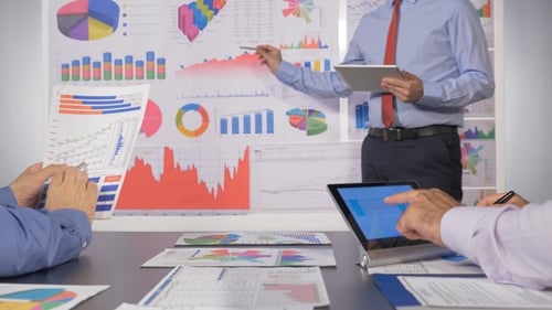 Business Charts In Office