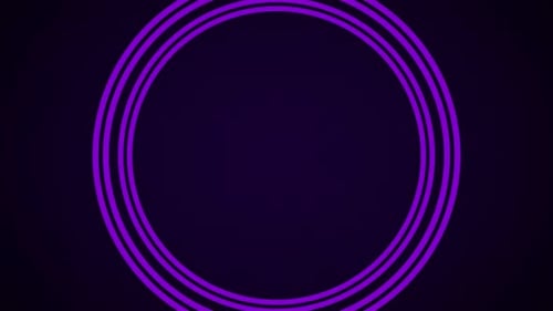 Colorful circle radio wave