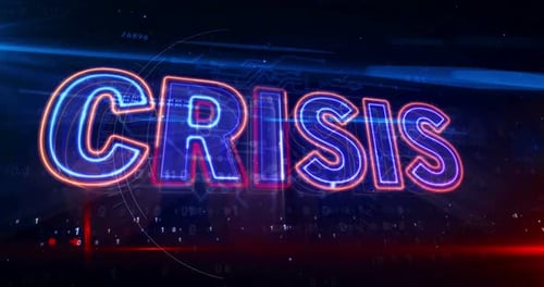Crisis abstract concept