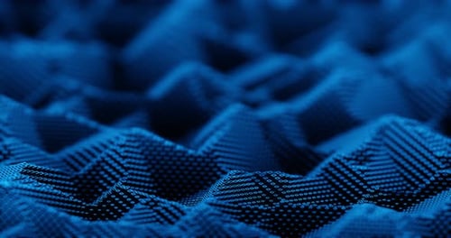 Abstract Blue Digital Wave Background Animation Loop