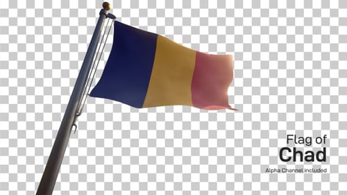 Realistic Waving Flag Animation with Alpha Channel