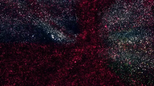 Dynamic Shimmering Glitter Particle Flow Loop Background