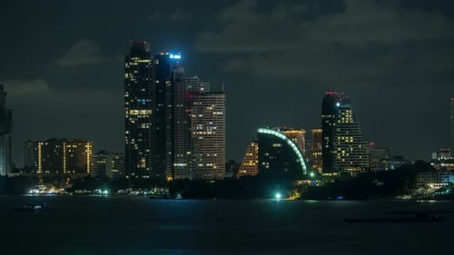 Gebäude bei City Night