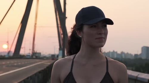 Portrait of a Female Jogger