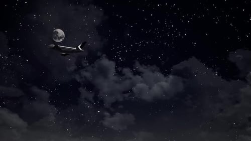 Flug bei Nacht
