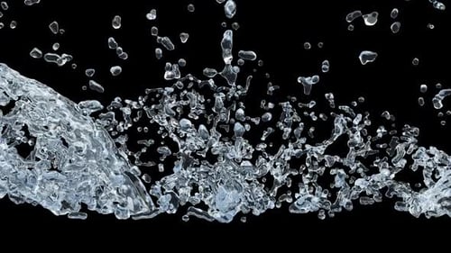 Dynamic Water Splash and Wave Transition Element