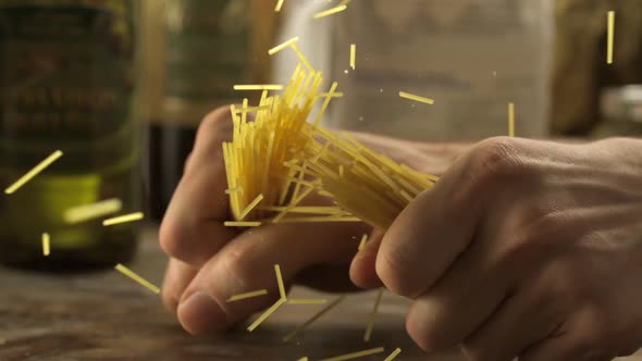 Breaking spaghetti, Slow Motion, Slow Motion Stock Footage ft ...