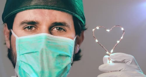 Doctor with Heart Symbol
