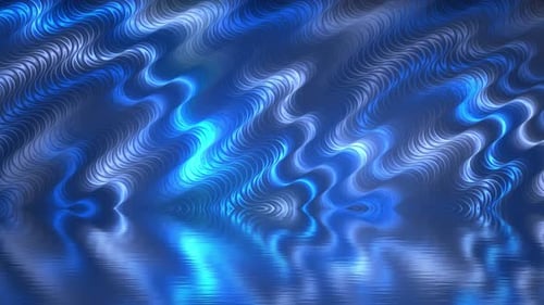 Abstract Wave Water Reflection Background Seamless Loop