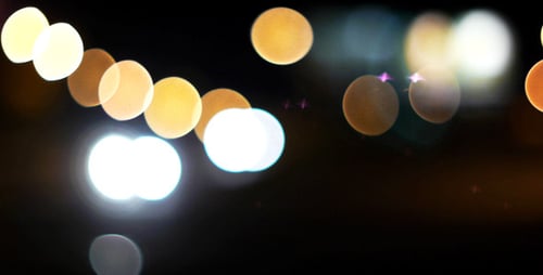 Night City Traffic Bokeh