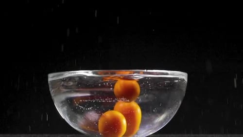 Fresh Cherry Tomatoes Splash