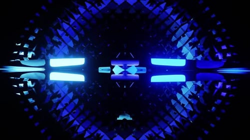 Blue Particle Perfect VJ Loop Of The Party Equalizer für HD-Hintergrund