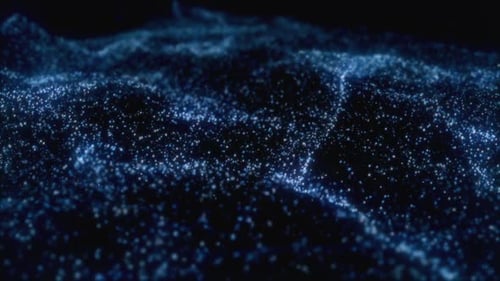 Blaue Bubbles Wellen