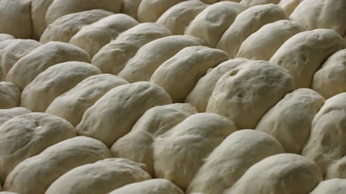 Yeast Dough. Buns From Dough