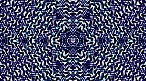 Abstract Geometric Pattern Morphing Kaleidoscope Motion Background