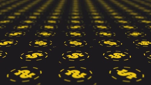 Dollarzeichen-Musteranimation