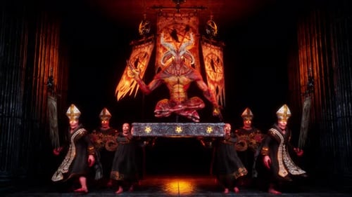 Goat Demon Baphomet VJ Loop