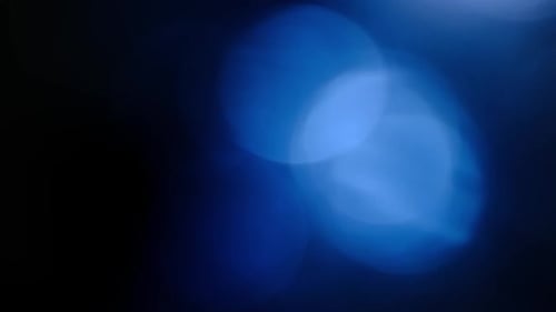 Abstract Out of Focus Blue Lights Background