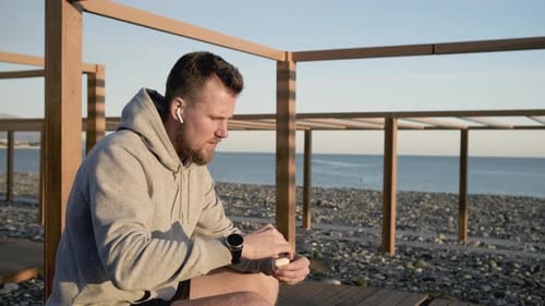 Favourite Music and Sea To Relax